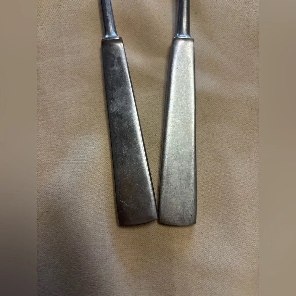 Vintage Capri Stainless Steel Italy Salad‎ Set Spoon Spork 11” Serveware